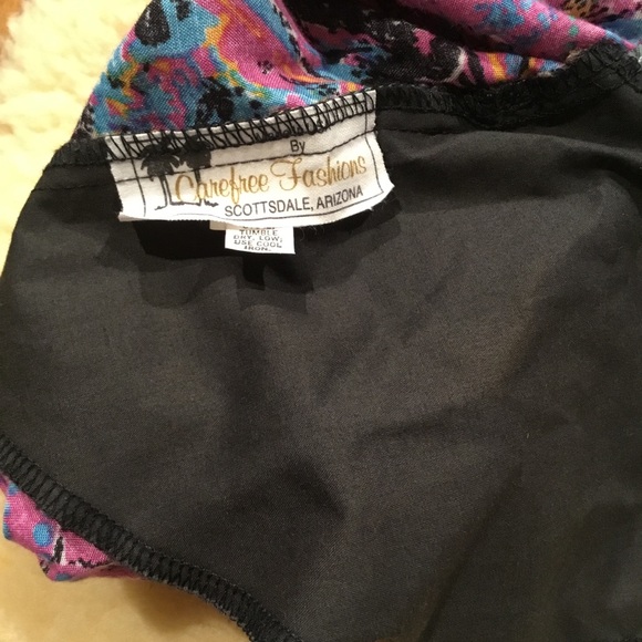 Vintage Carefree Fashions colorful skirt - Picture 8 of 12